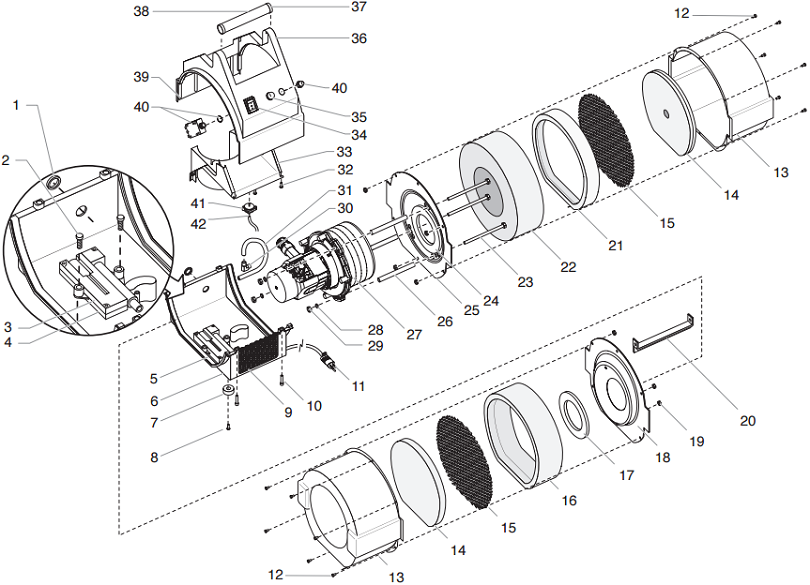 CS9960 Spray System Parts List